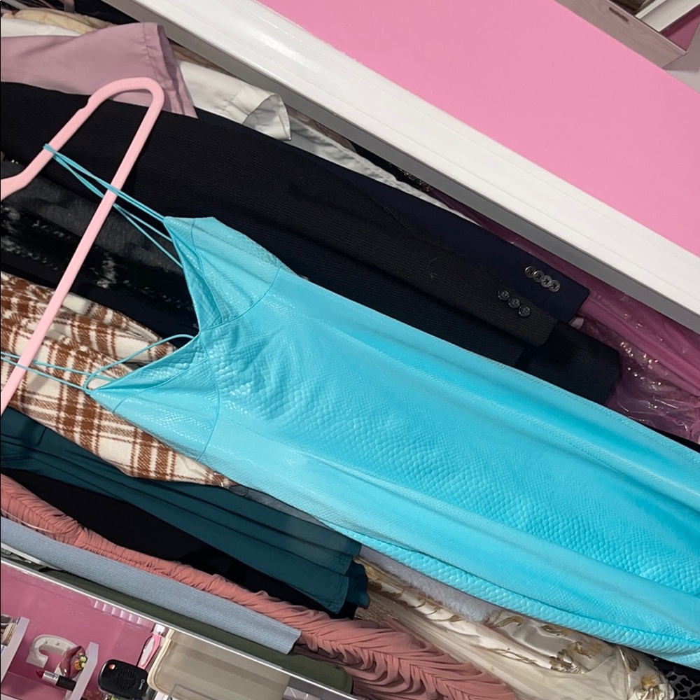 Vibrant Blue Sleeveless Dress
